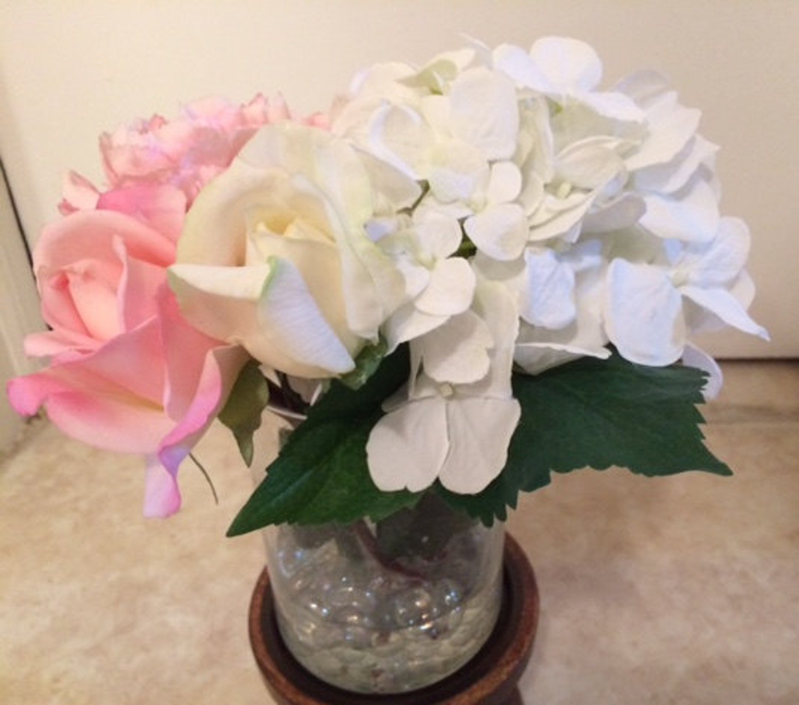 Silk and Real Touch Flower Arrangement Real Touch and Silk Etsy