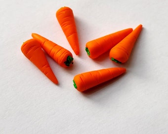 Decorative miniature carrots for Easter