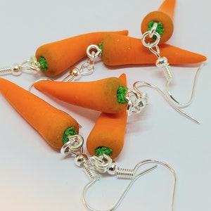 Gardeners carrot earrings!