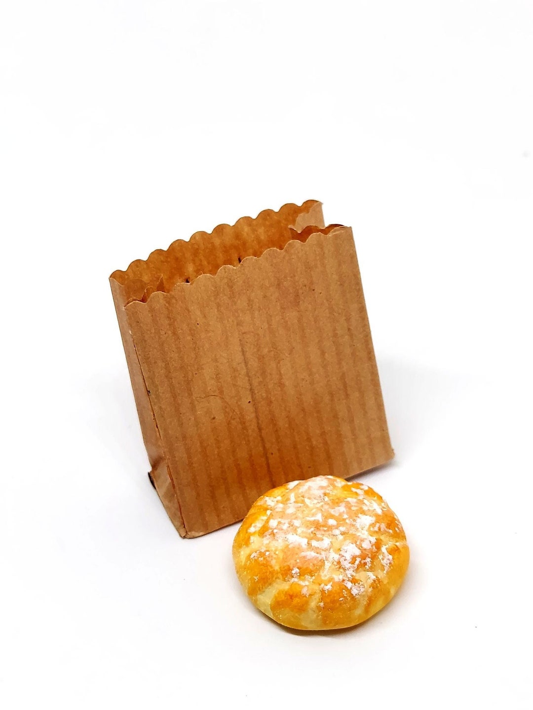 Miniatur-Brot In Papier-Tasche – Puppenhauszubehör Für Küche & Bäckerladen, Maßstab 1:12