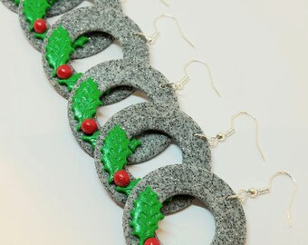 Granite Christmas hoops