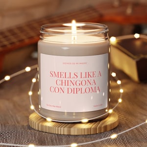 Vela Chingona con Diploma, Regalo de graduación latina, Regalo de graduación de licenciatura, Regalo de graduación de maestría, Vela de graduación divertida, Regalo de hito