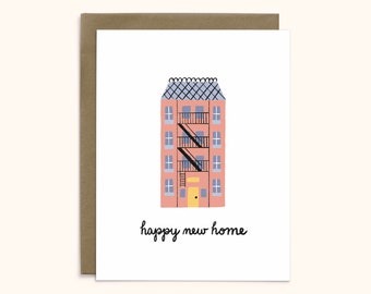 Apartment Housewarming Card | A2 Size | Happy New Home