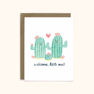 Welcome, Little One! | New Baby | A2 Size | Baby Card | Baby Shower | Welcome Baby