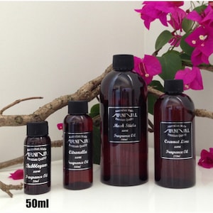 50ml Premium FRAGRANCE OILS for Candle Soap MAKING Melts Bath and Body Aroma  Oil Burners Lotions Wax Incense 100% Concentrated Scented Oil 