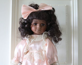 porcelain doll cabinet