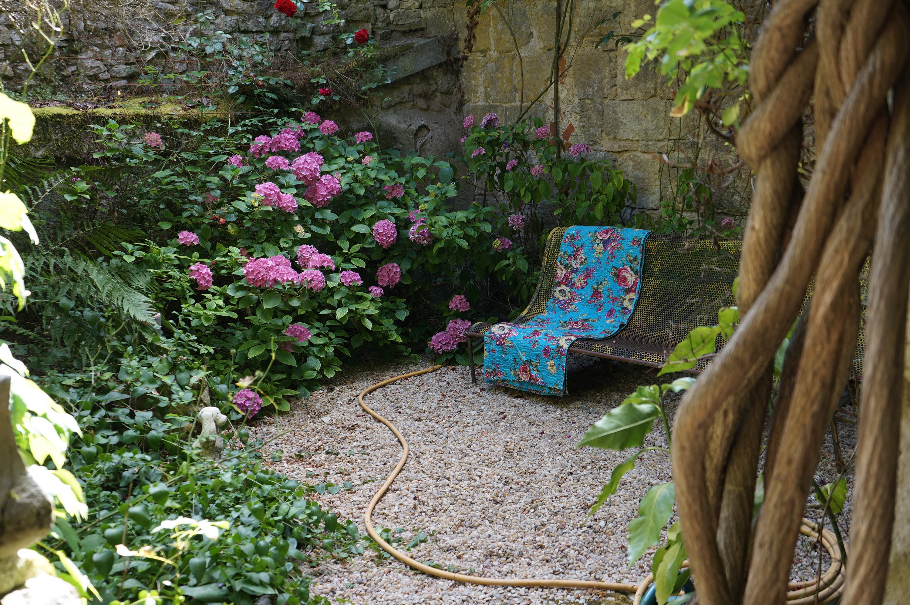Cubierta de la cama cubiertas de cama de patrón de flor azul | Etsy