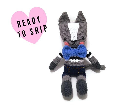 Handmade Crochet Cat • Cat doll • amigurumi cat • crochet kitten • kitty toy • cat lover • plushie cat • stuffed cat • READY TO SHIP