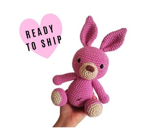 Handmade crochet amigurumi KALULU the bunny • LARGE AMIGURUMI • easter bunny • Stuffed doll bunny • konijn • conejito • Ready To Ship