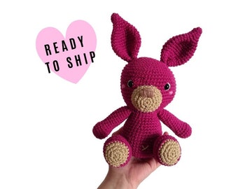 Handmade crochet amigurumi KALULU the bunny • LARGE AMIGURUMI • easter bunny • Stuffed doll bunny • konijn • conejito • Ready To Ship