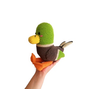 Crochet pattern Drake the Mallard amigurumi pattern amigurumi bird crochet duck crochet animal stuffed toy pdf image 10