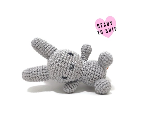 Handmade crochet amigurumi bunny • stuffed animal • easter bunny • plush • cotton toy • rabbit doll • newborn gift • READY TO SHIP
