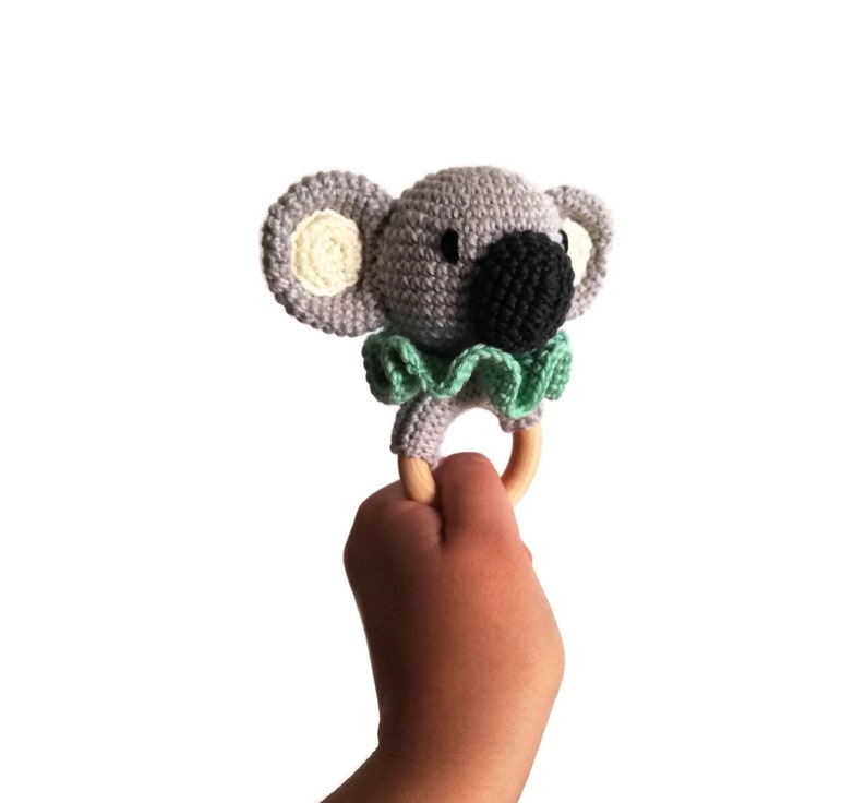 AMIGURUMI CROCHET PATTERN Koala teether Koala rattle Etsy