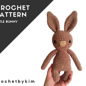 CROCHET PATTERN - little bunny - amigurumi pattern - stuffed bunny - plush rabbit - handmade bunny - rabbit - pdf