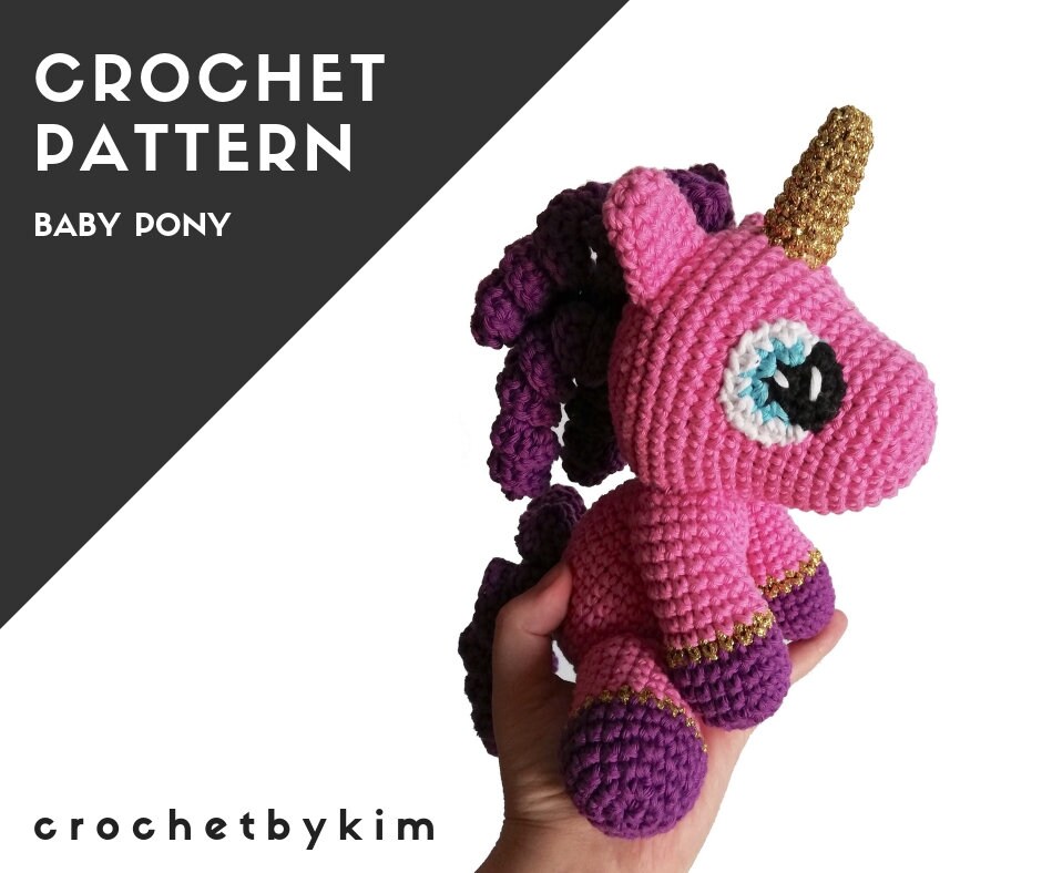 crochet unicorn doll