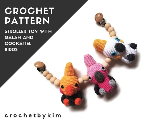 lovebird ハンドメイド・手芸 オカメインコ 編みぐるみ チェーン