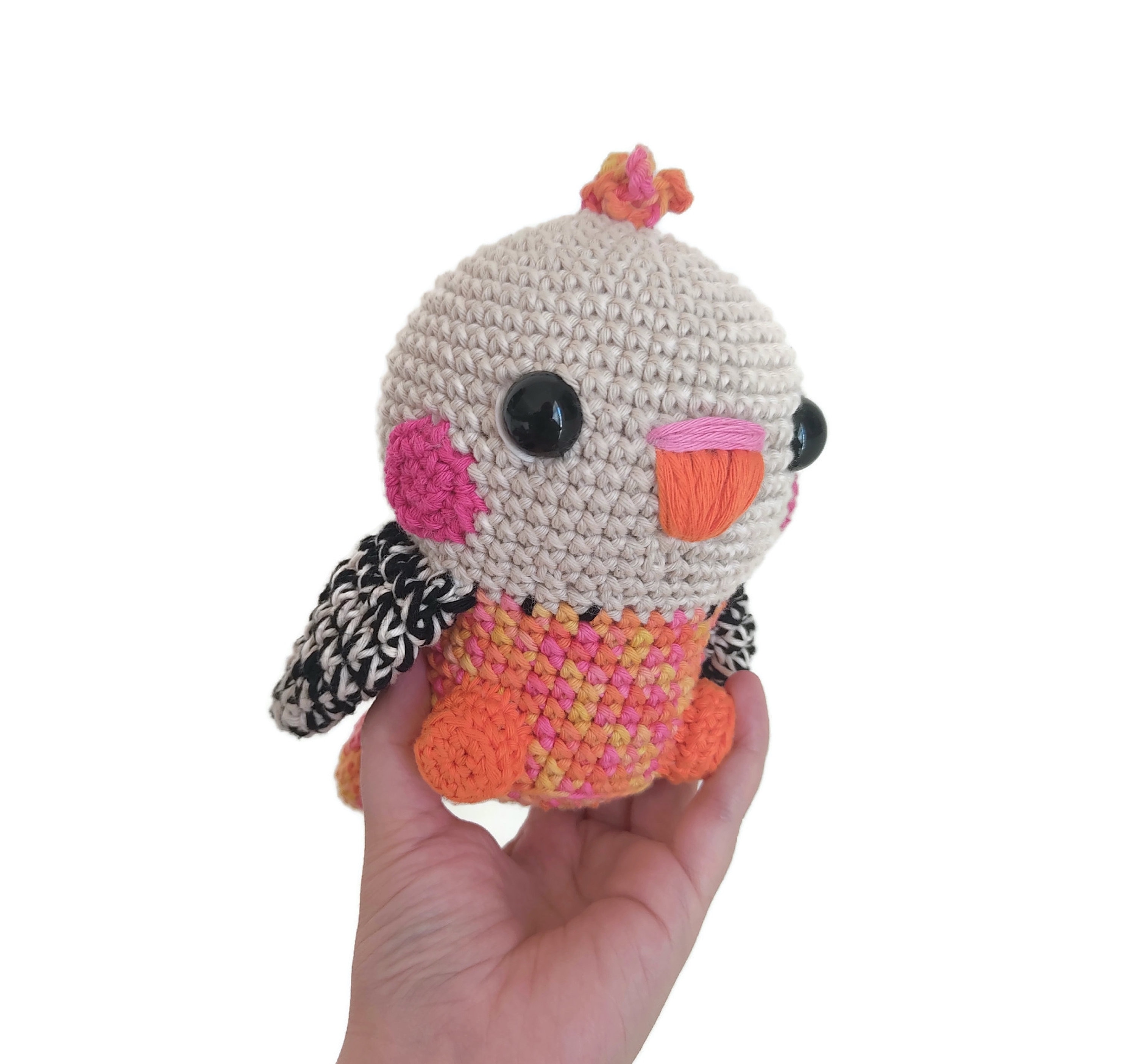 HANDMADE CROCHET Budgie ⢠Amigurumi bird ⢠Stuffed Budgerigar ⢠Tropical bird ⢠Parakeet Parrot