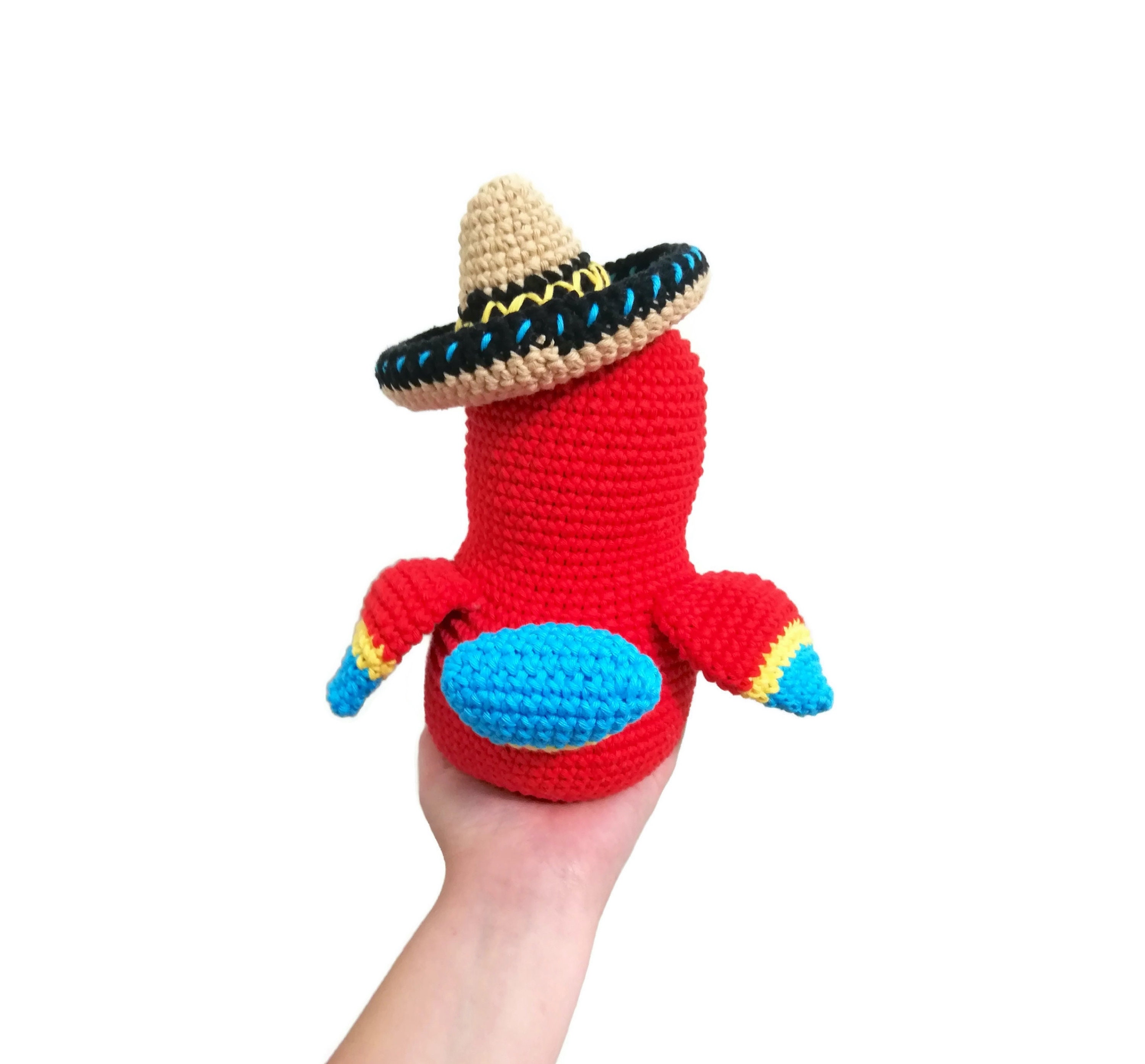 AMIGURUMI CROCHET PATTERN • Rio the Scarlet Macaw • Amigurumi Pattern ...