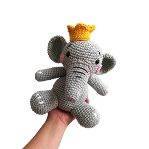 Crochet pattern snorky the elephant amigurumi pattern amigurumi elephant zoomigurumi crochet animal stuffed toy pdf image 4