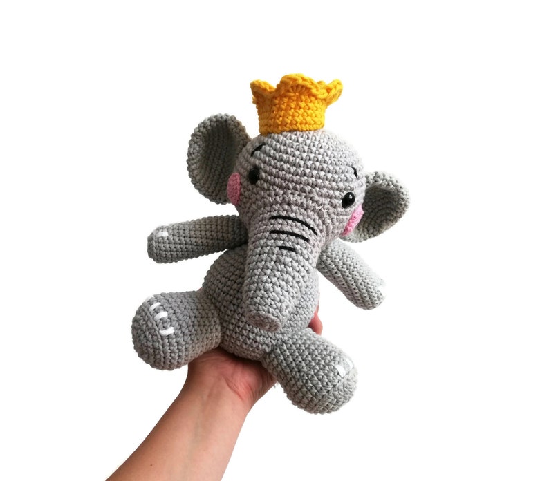 Crochet pattern snorky the elephant amigurumi pattern amigurumi elephant zoomigurumi crochet animal stuffed toy pdf image 4