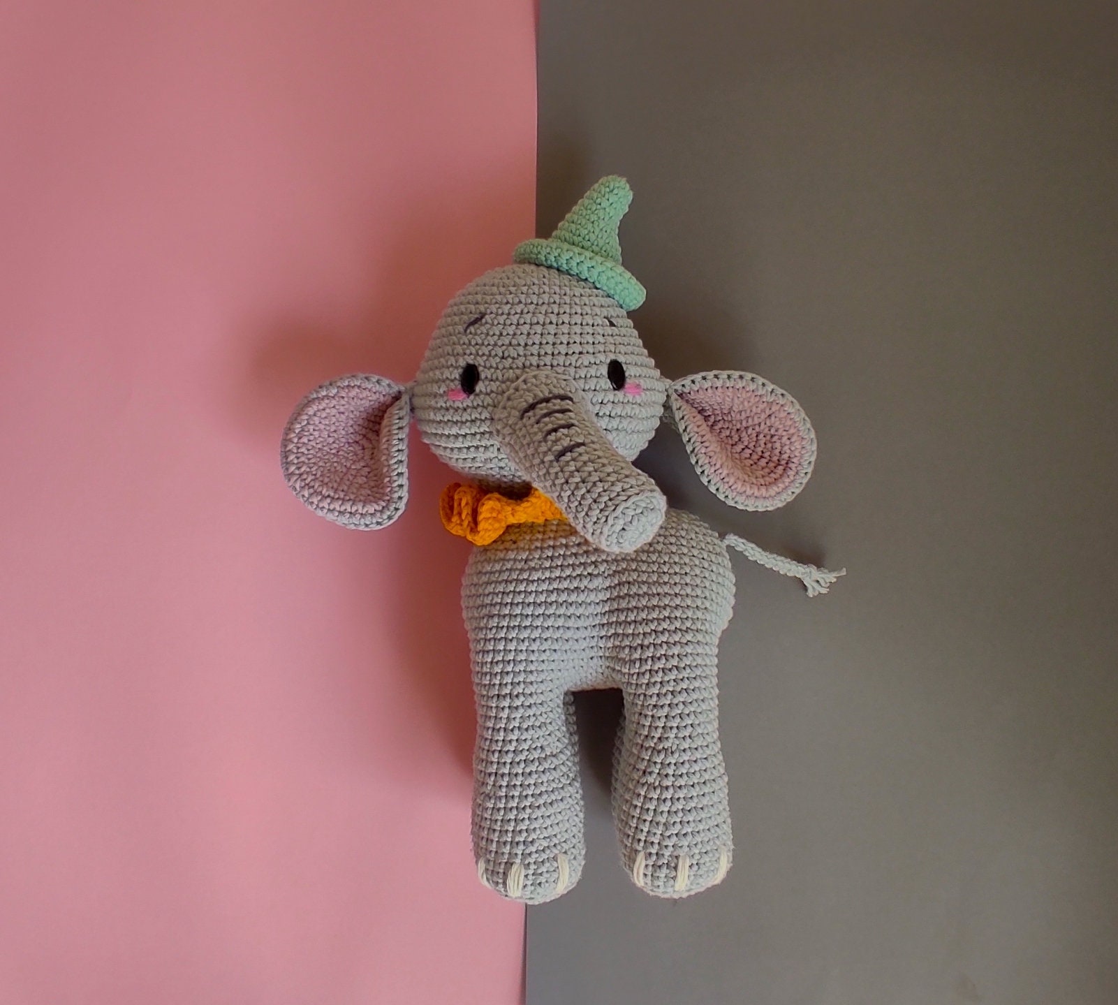 AMIGURUMI CROCHET PATTERN • Bumpy the elephant • Safari Zoo Animal