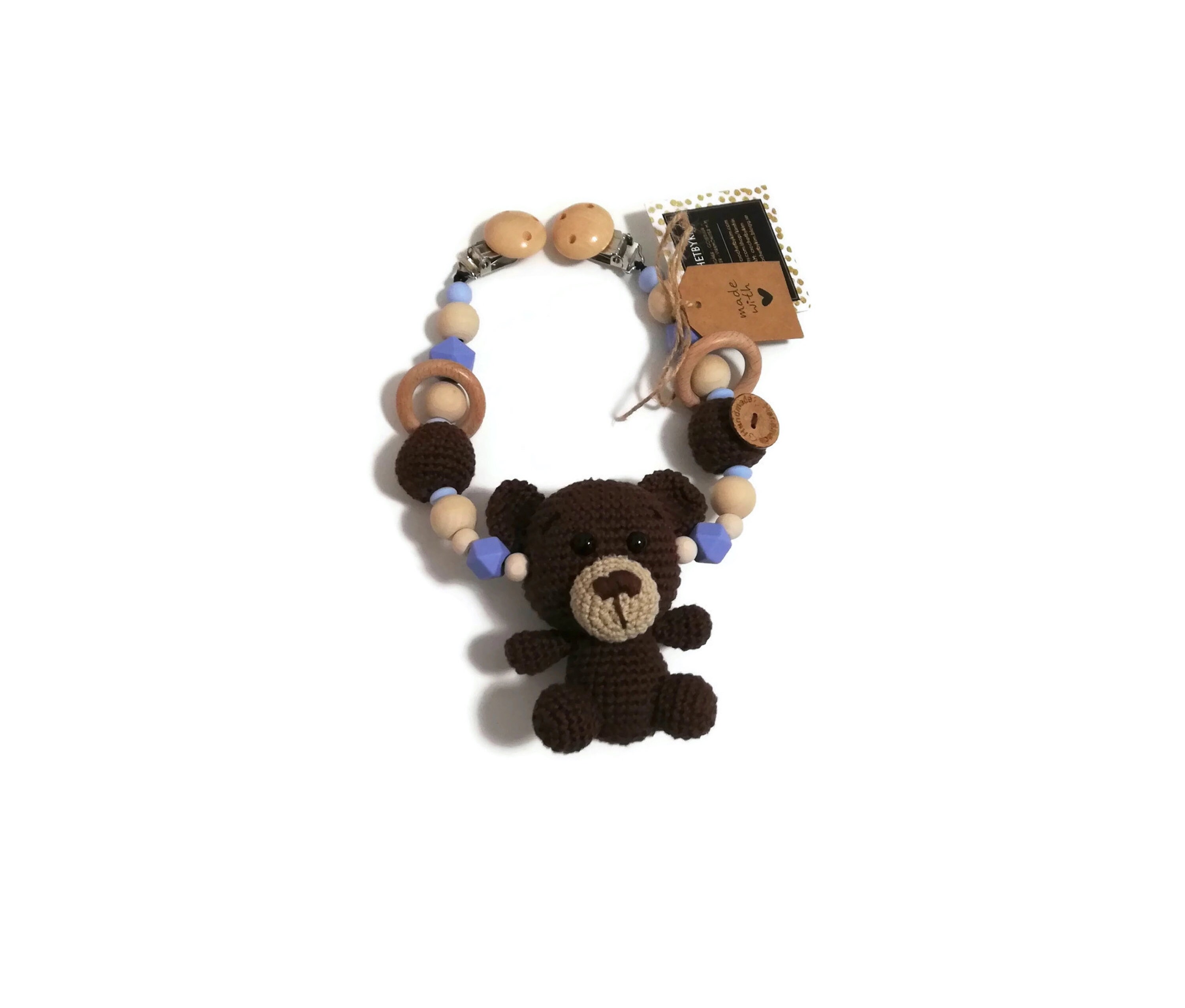 STROLLER CHAIN ⢠teddy bear ⢠woodland animals ⢠amigurumi ⢠crochet pram garland