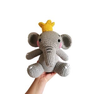 Crochet pattern snorky the elephant amigurumi pattern amigurumi elephant zoomigurumi crochet animal stuffed toy pdf image 5