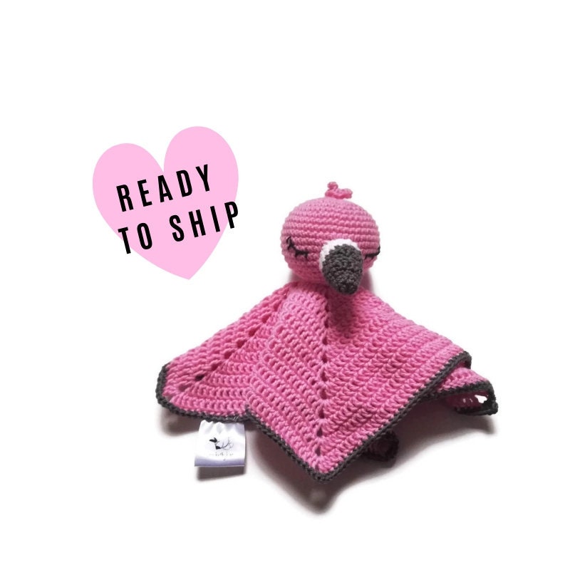 flamingo security blanket