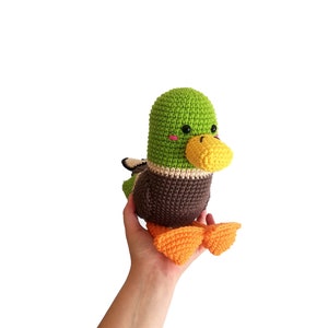 Crochet pattern Drake the Mallard amigurumi pattern amigurumi bird crochet duck crochet animal stuffed toy pdf image 7