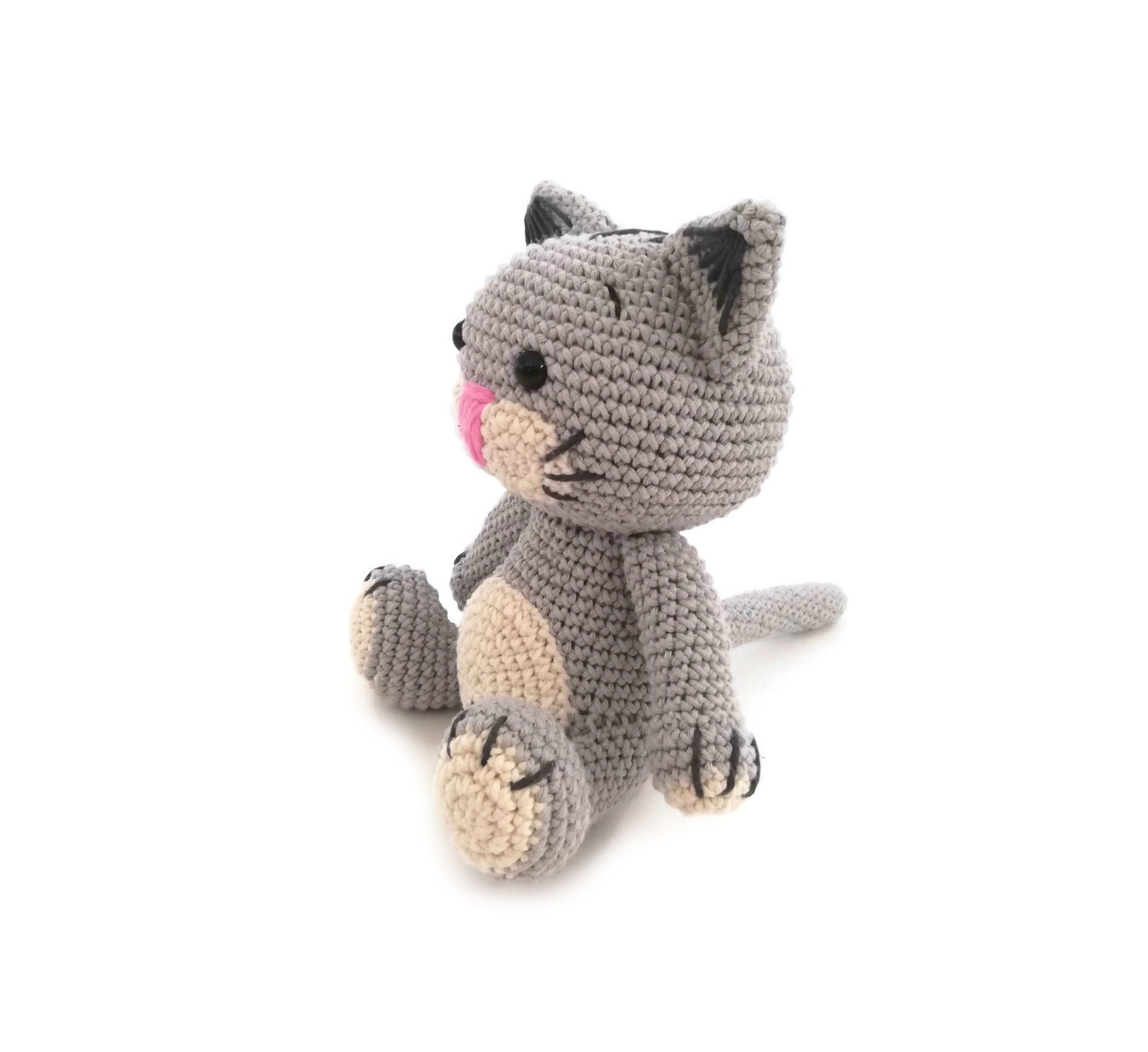 CROCHET PATTERN amigurumi cat Picatso tutorial kitten | Etsy