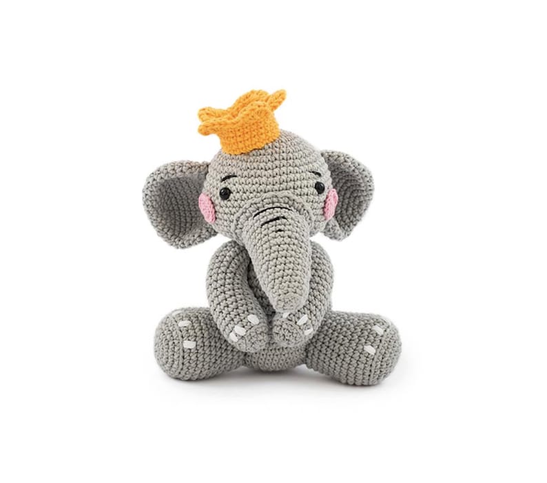 Crochet pattern snorky the elephant amigurumi pattern amigurumi elephant zoomigurumi crochet animal stuffed toy pdf image 7