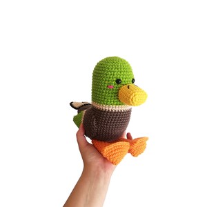 Crochet pattern Drake the Mallard amigurumi pattern amigurumi bird crochet duck crochet animal stuffed toy pdf image 9