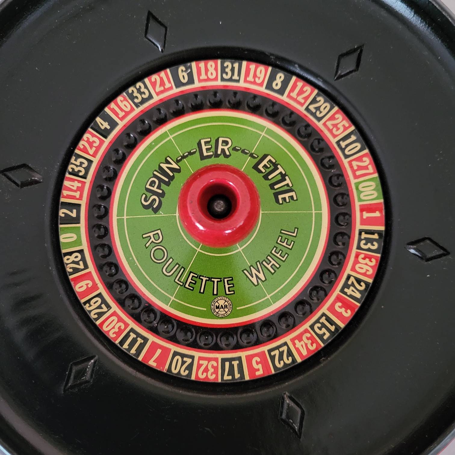 Spin-er-ette Roulette Wheel/1938/louis Marx Co/tin Litho Game Rare - Etsy
