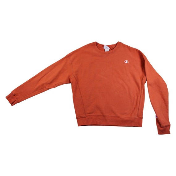 00s/y2k champion reverse weave rust orange sweats… - image 1