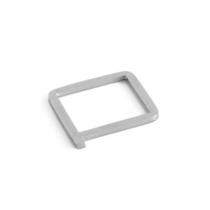 Square Shaped Ring, Tiny Silver Ring, Minimalist 925 Sterling Silver Jewelry, Unique Modern Design, Geometric Stacking Ring,