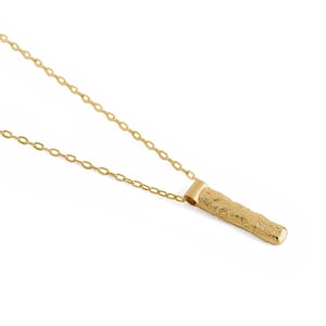 Boho Fashion Jewelry, Minimalist Layering Necklace, Textured 14K Gold Bar Necklace, Modern Geometric Design, Gift For Her, Textured Necklace