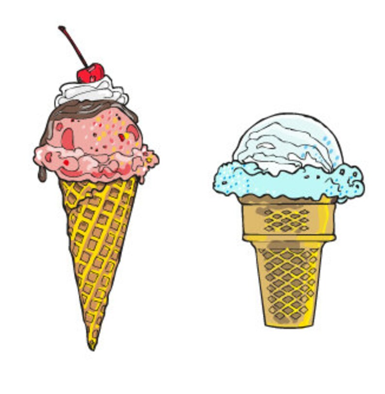 ICE CREAM Etsy