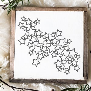 Star Light Star Bright SVG PNG JPG Datei perfekt für Papier basteln, Scrapbooking, Kartenherstellung, mit Cricut, Silhouette & Brother Maschinen.