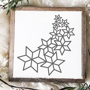 Christmas Star SVG Digital Cut File perfekt für alle Papierherstellung, Scrapbooking, Kartenherstellung, Home Decor Projekte.
