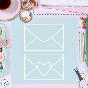 Love Notes Digital Cut File perfect voor alle Paper crafting, Scrapbooking, Card making, Home Decor projecten.