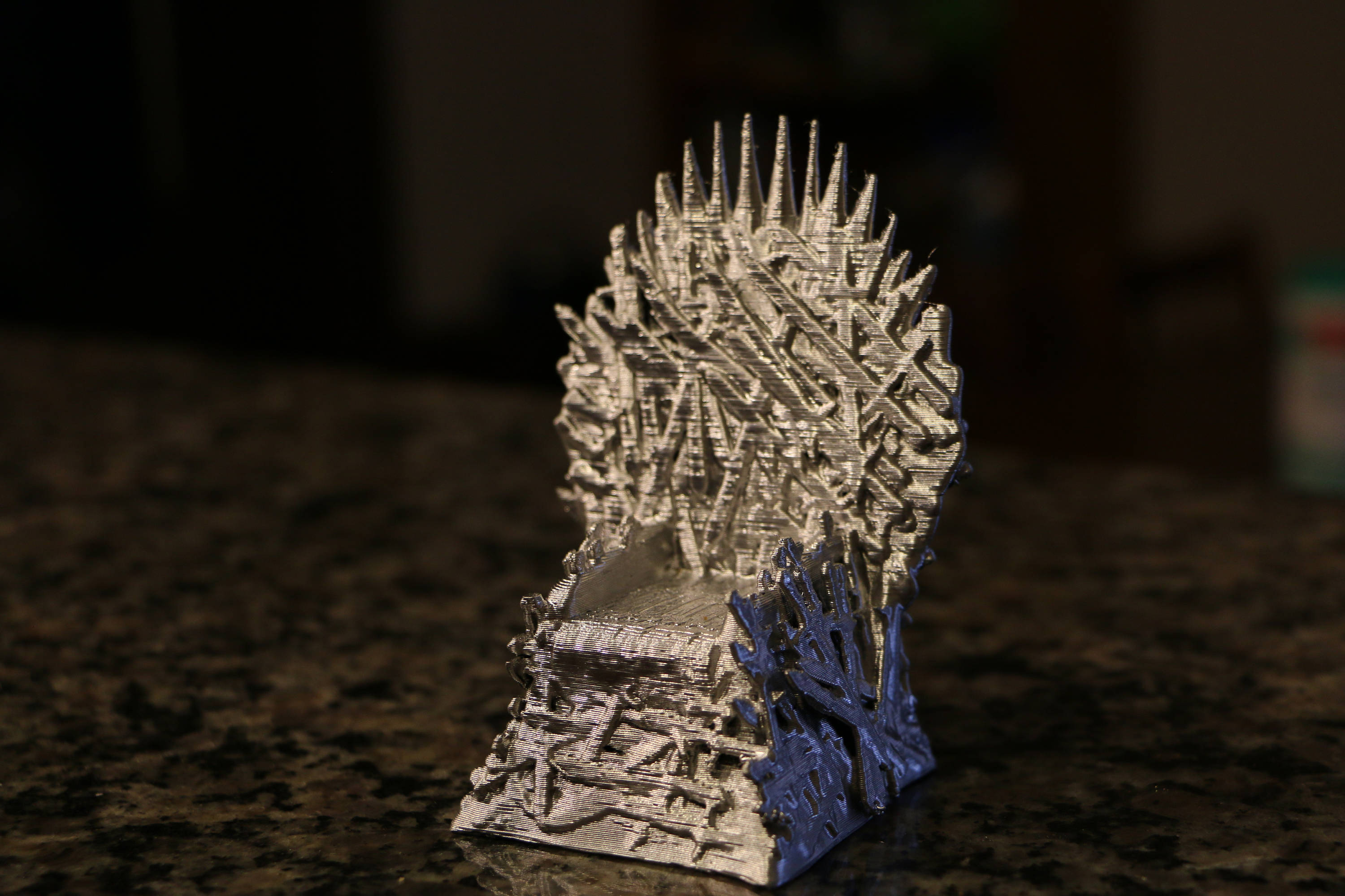 Iron Throne Game of Thrones 3D Printed Model Etsy