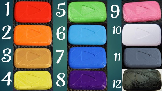 Custom Youtube Play Button Replica Fancy Play Button