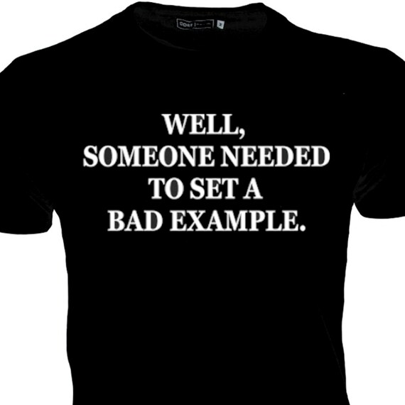 black t shirt example