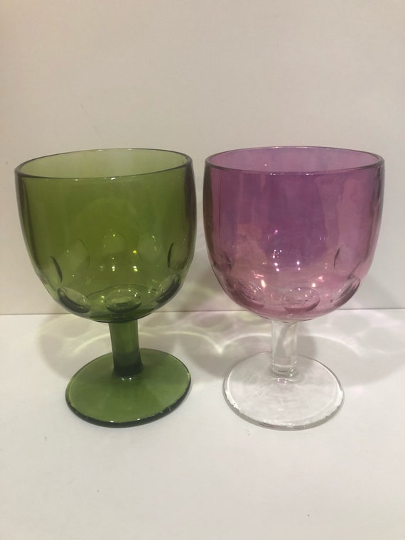 purple goblets