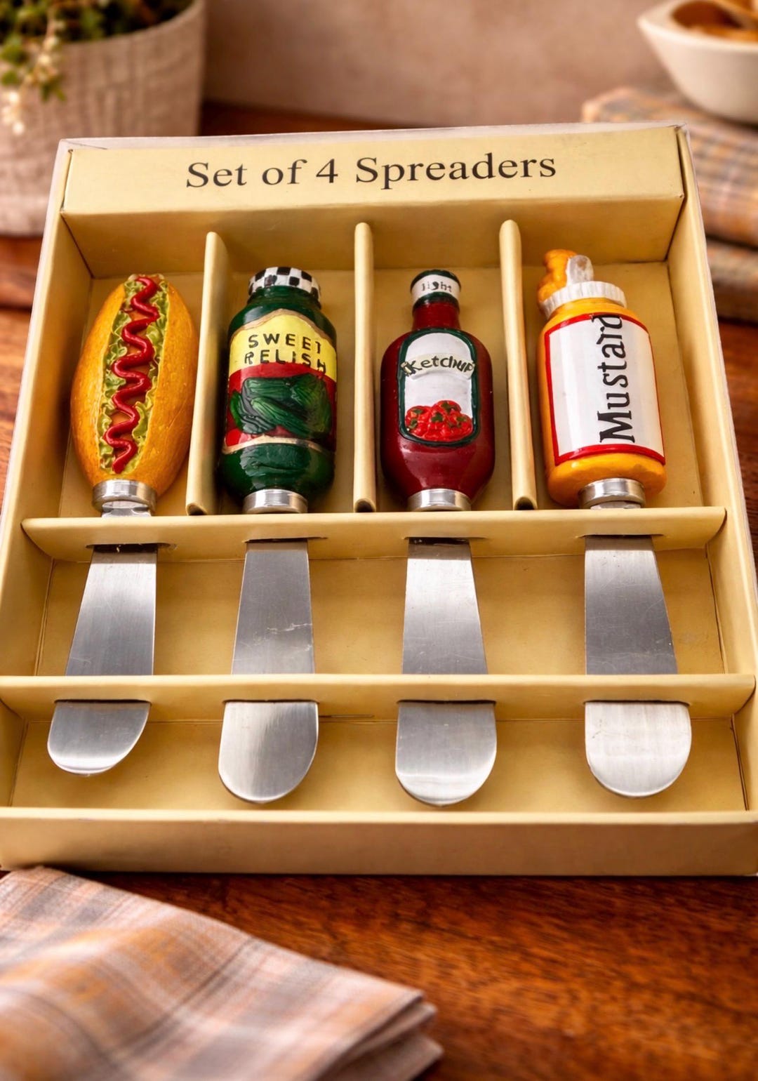 Vintage Condiment Spreader Set - Etsy