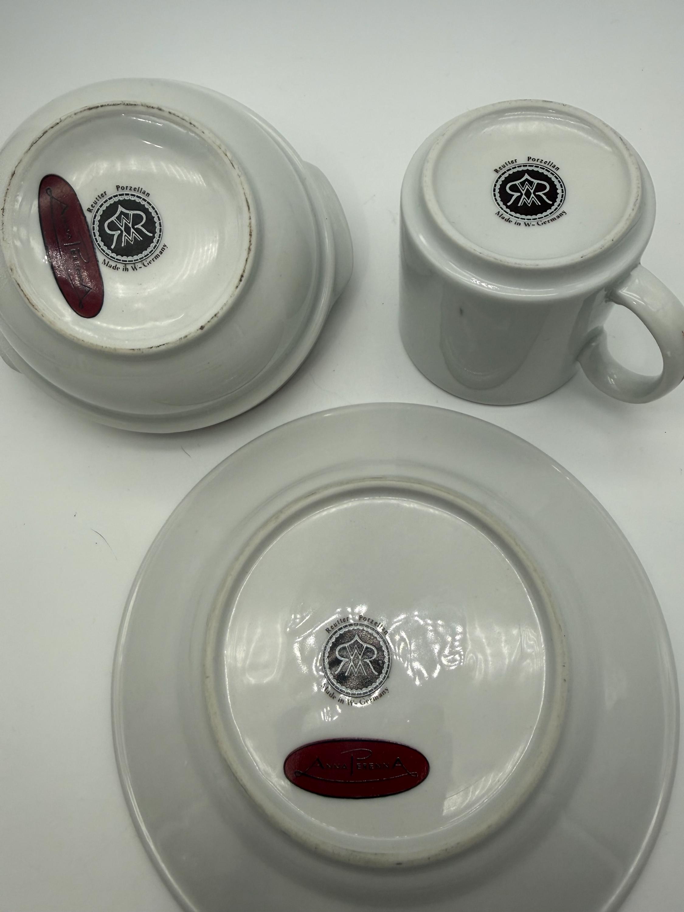 Reutter Rams Vintage Reutter Porzellan Teddy Bear Child Dish Set - Etsy