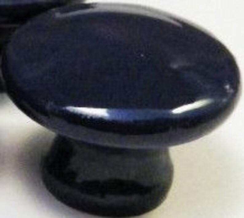 Navy Blue Hand Painted Knobs for Doors & Etsy UK