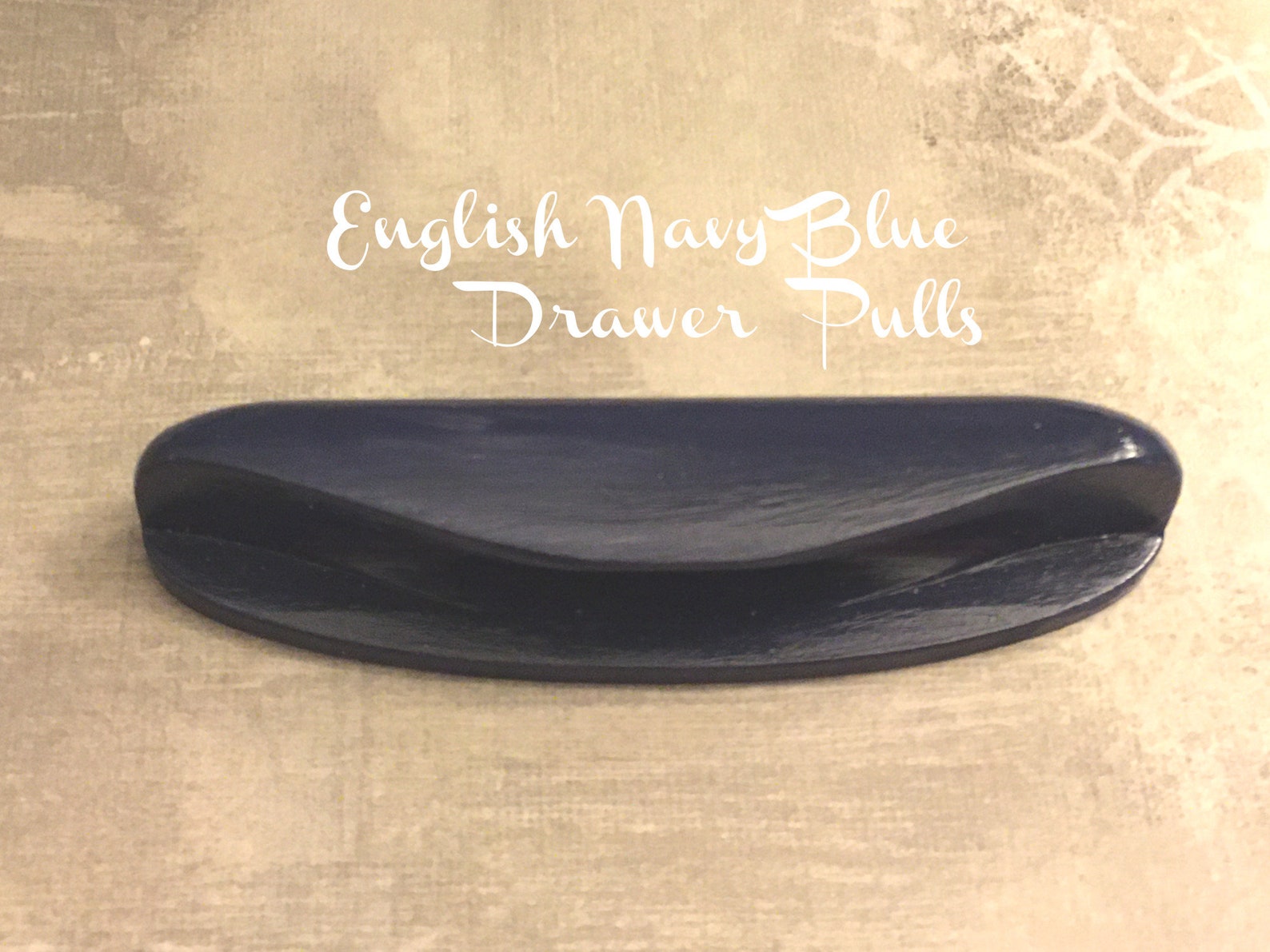 English Navy Blue Drawer Pulls Pulls Nautical Beach Etsy