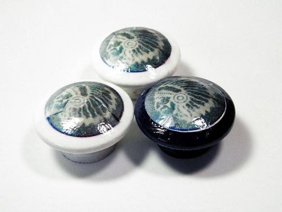 Knobs Decorative Western Dresser Knobs Cowboy Decor Etsy