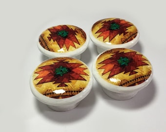 Southwest dressoirknoppen | Handgemaakte boho kasthardware